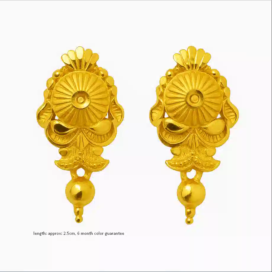 premium gold color earing